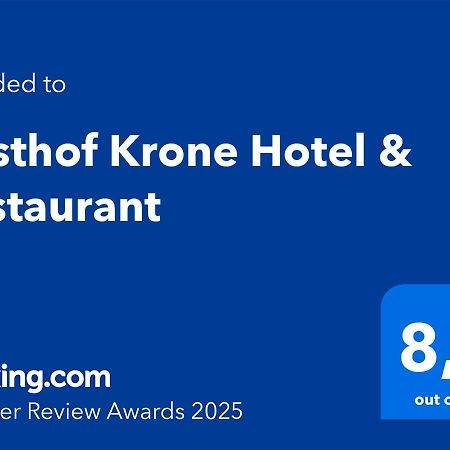 Gasthof Krone Hotel & Restaurant FDH Exterior foto
